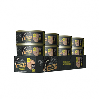 TIKI CAT AFTER DARK PÂTÉ+ CHICKEN RECIPE IN CHICKEN BROTH WET CAT FOOD 2.8OZ