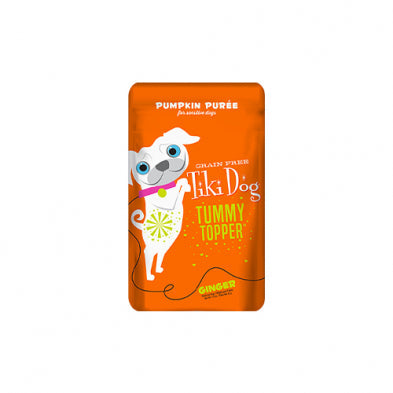 TIKI DOG TUMMY TOPPER PUMPKIN PUREE & GINGER TUMMY TOPPER FOR DOGS 1.5 OZ