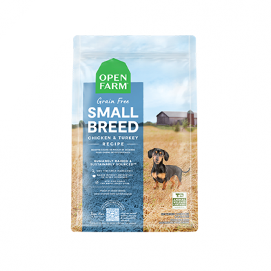 OPEN FARM GRAIN FREE SMALL BREED RECIPE DRY DOG FOOD 4 LB
