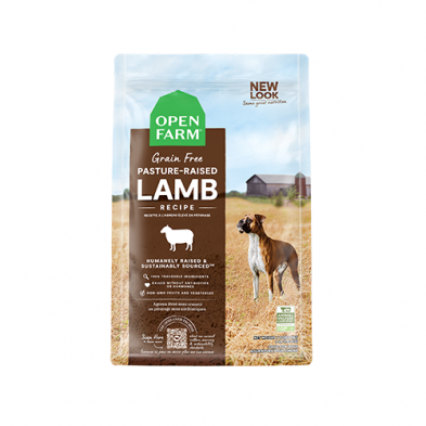 OPEN FARM PASTURE-RAISED LAMB DRY DOG FOOD 4 LB
