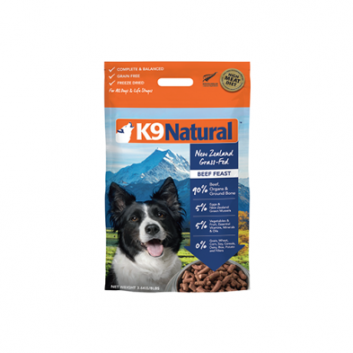 K9 NATURAL BEEF FEAST FREEZE-DRIED DOG FOOD 1.8 KG
