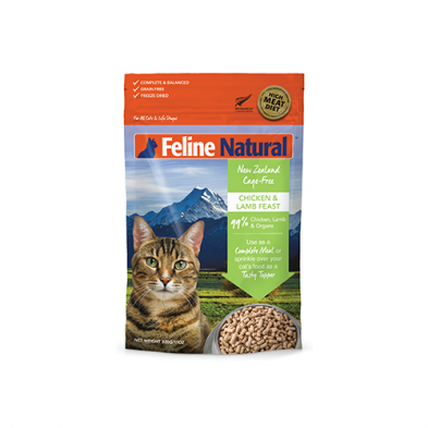 FELINE NATURAL CHICKEN & LAMB FEAST FREEZE-DRIED CAT FOOD 800 GM
