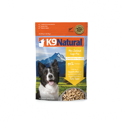 K9 NATURAL CHICKEN FEAST FREEZE-DRIED DOG FOOD 500 GM