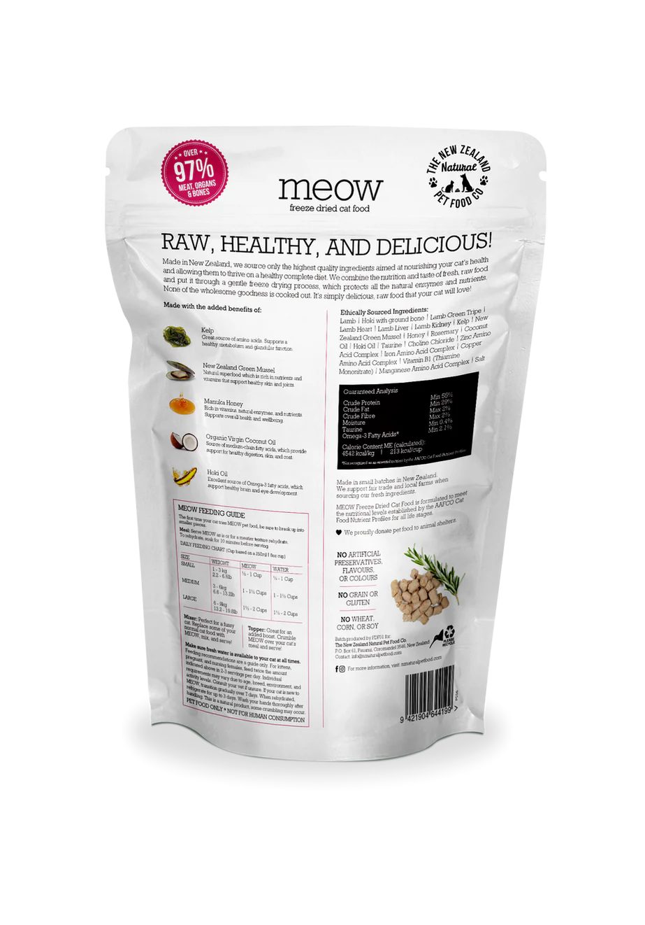 Meow Lamb & Hoki 50g