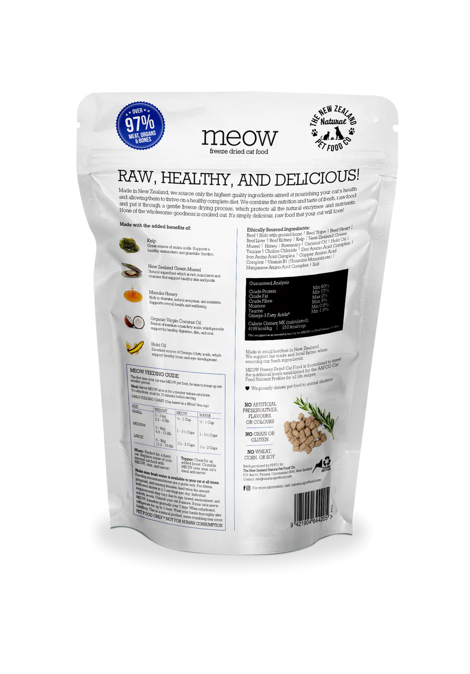 Meow Beef & Hoki 50g