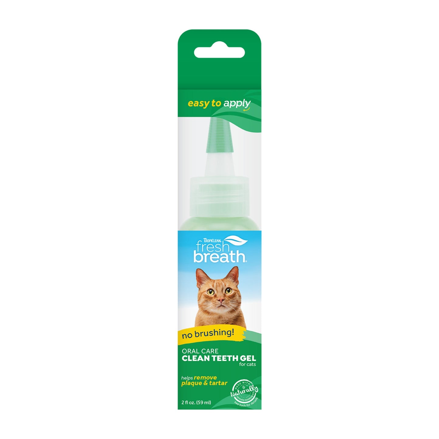 Tropiclean Fresh Breath Clean Teeth Oral Care Gel Cat 2oz
