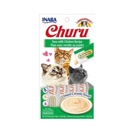 Inaba Cat Churu  Purées Tuna with Chicken Recipe
