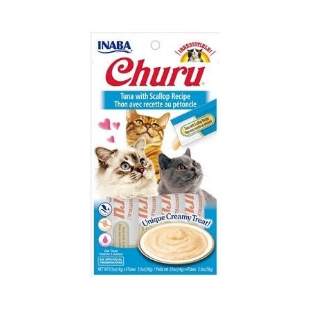 Inaba Cat Churu  Purées  Tuna with Scallop Recipe