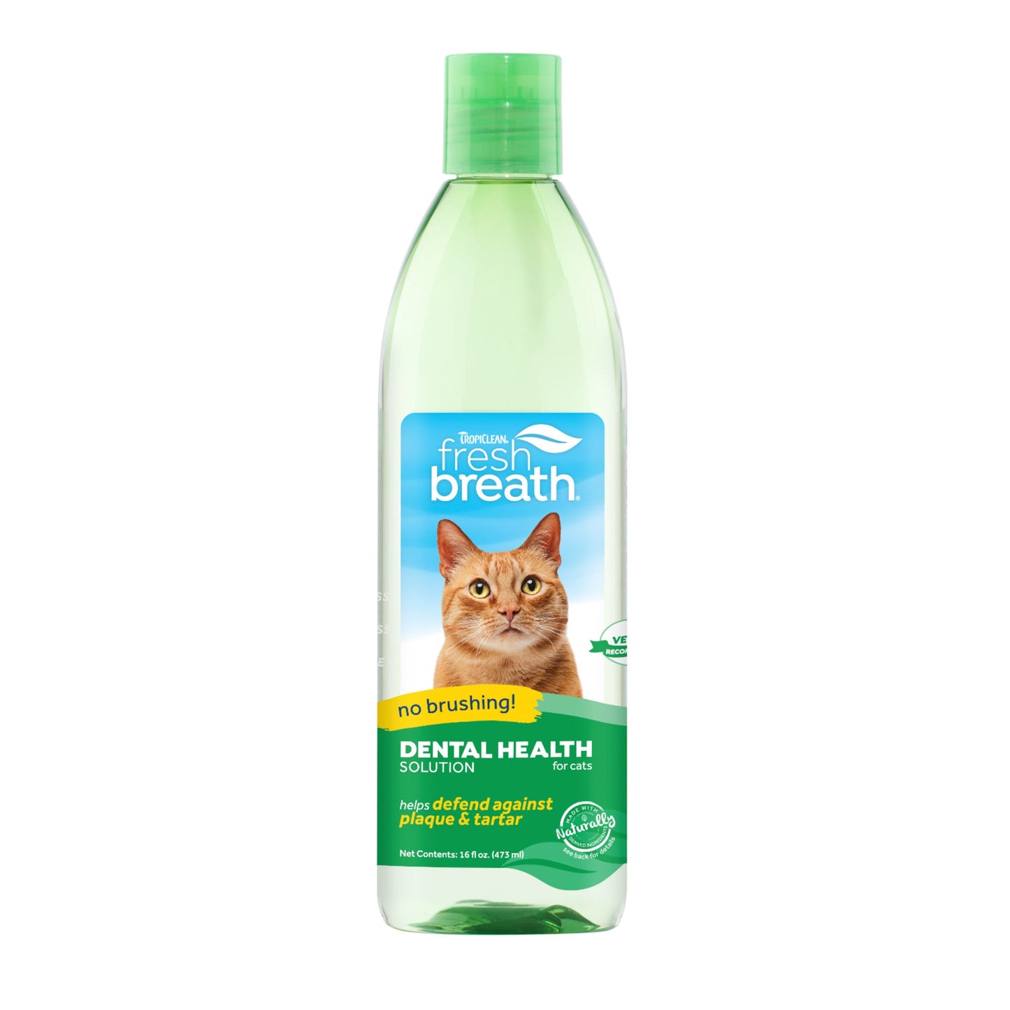 Tropiclean Fresh Breath Dental Health Solution For Cats Cat 473ml